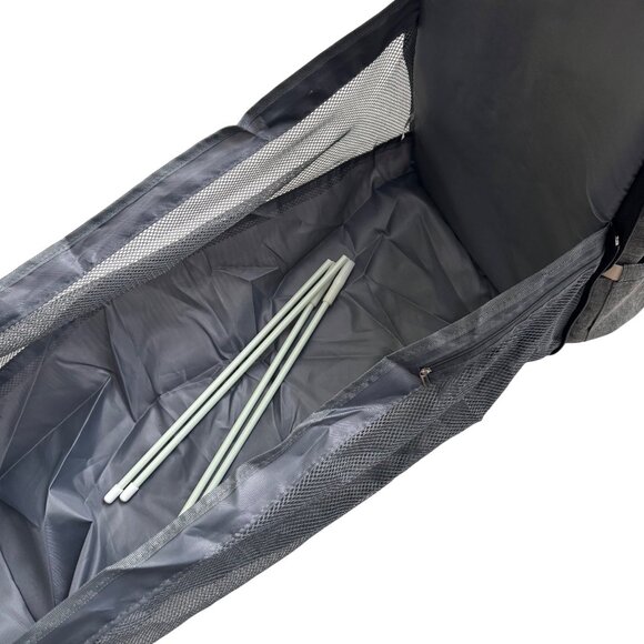 Kaiser Permanente Gray Backpack Diaper Bag W/ Changing Compartment & Pockets - Picture 11 of 13